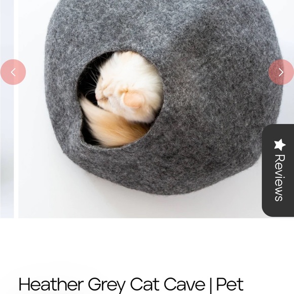 Cat cave co pet bed heather gray - pet didn’t use - Picture 5 of 5